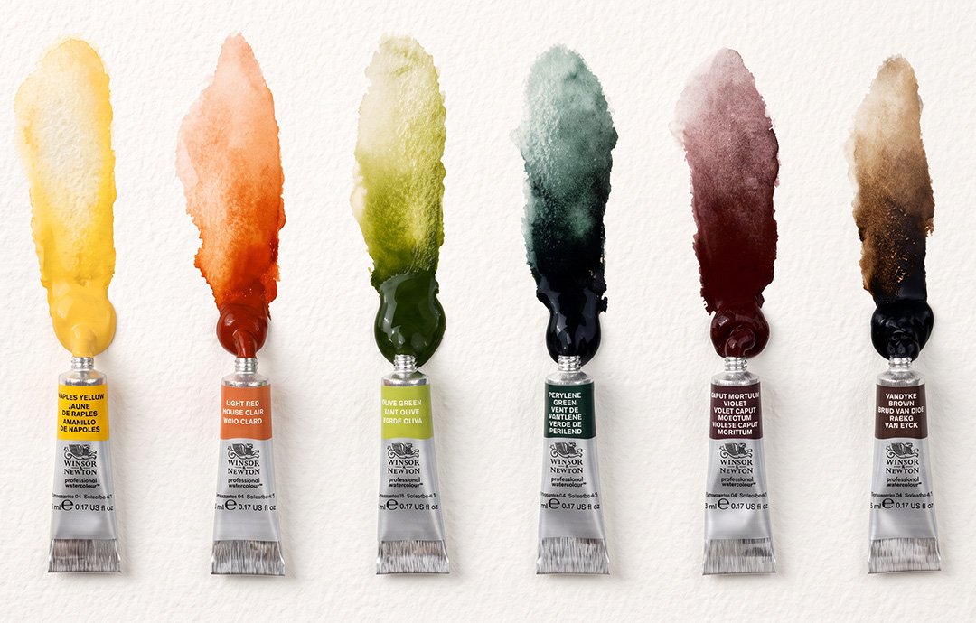 Malování akvarelovými barvami Winsor & Newton Professional Watercolour